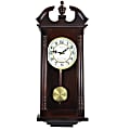 Bedford Clocks Wall Clock, 27-1/2”H x 11-3/4”W x 4-3/4”D, Cherry Oak 1 thumbnail image