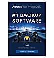 Acronis True Image 2017 Backup Software, For 3 Devices, Traditional Disc
