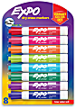 EXPO® Low-Odor Dry-Erase Markers, Chisel Point, Assorted Vibrant Colors, Pack Of 8