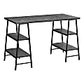 Monarch Specialties Wincy 48"W Computer Desk, Gray/Black