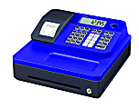 Casio® Cash Register With Thermal Printing, Blue