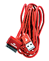 Duracell® Sync & Charge 30-Pin USB Cable, 10', Pink 1 thumbnail image