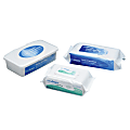 MediChoice Adult Wipes, Pre-Moistened, Scented, Hard Tub, 9" x 13", Pack Of 60 1 thumbnail image