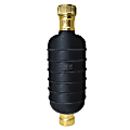 DrainX® Hydro-Pressure Dual-Valve Drain-Cleaning Bladder, Fits 4” To 6” Drainpipes, Black 1 thumbnail image