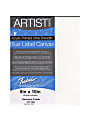 Fredrix Blue Label Ultra-Smooth Pre-Stretched Artist Canvases, 8" x 10" x 11/16", Pack Of 2 1 thumbnail image