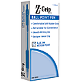 Zebra® Pen Z-Grip® Retractable Ballpoint Pens, Pack Of 12, Medium Point, 1.0 mm, Tinted Barrel, Blue Ink