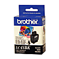 Brother® LC41 Black Ink Cartridges, Pack Of 2, LC41BK