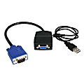 StarTech.com 2 Port VGA Video Splitter - USB Powered - Compact USB-powered VGA splitter allows you to split a video source to two separate displays