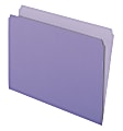 Pendaflex® Straight-Cut Color File Folders, Letter Size, Lavender, Box Of 100 1 thumbnail image