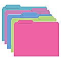 Top Notch Teacher Products File Folders, 9 1/2" x 11 3/4", Galactic Colors, 4 Packs Of 10 1 thumbnail image