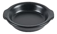 Foundry™ Ceramic Round Au Gratin Dishes, 7 Oz, Black, Pack Of 24 Dishes