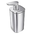 simplehuman Liquid Soap And Hand Sanitizer Pulse Pump, 10 Oz, Brushed Stainless Steel