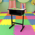 Flash Furniture 24"W Student Desk, Gray
