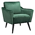 Zuo Modern Bastille Plywood And Rubberwood Accent Chair, Green
