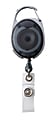 Office Depot® Brand Carabiner Badge Reel, 4" x 1-1/4", Smoke