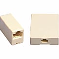 APC CAT 5 INLINE COUPLER, RJ45 FEMALE TO FEMALE, STRAIGHT THROUGH, WHITE - 1 - 1 x RJ-45 Female, 1 x RJ-45 Female - White 1 thumbnail image
