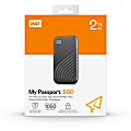 WD My Passport Portable SSD, 2TB, Gray