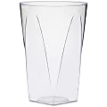Milan WNA Comet Square-to-Round Tumbler - 10 fl oz - Square-to-Round - 16 / Pack - Clear - Polystyrene - General Purpose 1 thumbnail image
