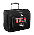 Denco Sports Luggage Rolling Overnighter With 14" Laptop Pocket, UNLV Rebels, 14"H x 17"W x 8 1/2"D, Black
