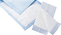 Protection Plus® Fluff-Filled Disposable Underpads, 23" x 36", Case Of 100