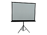 Inland Portable Projection Screen - Projection screen - 84" (83.9 in) - 4:3 - Matte White - black 1 thumbnail image