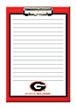 Markings by C.R. Gibson® Clipboard With Notepad, 8" x 5 3/8", Georgia Bulldogs