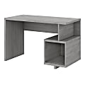 kathy ireland® Home by Bush Furniture Madison Avenue 48"W Writing Desk With Storage Cubby, Modern Gray, Standard Delivery