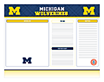 Markings by C.R. Gibson® Desk Notepad, 17" x 22", Michigan Wolverines