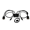 StarTech.com 2 Port USB VGA Cable KVM Switch - USB Powered with Remote Switch 1 thumbnail image
