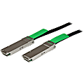 StarTech.com MSA Compliant QSFP+ Direct-Attach Twinax Cable - 2 m (6.6 ft) - 40 Gbps - Passive DAC Copper Cable - RJ45 Mini-GBIC Cable - Black 1 thumbnail image