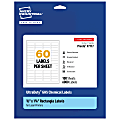 Avery® Ultra Duty® Permanent GHS Chemical Labels, 97177-WMU100, Rectangle, 2/3" x 1-3/4", White, Pack Of 6,000 1 thumbnail image