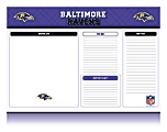 Markings by C.R. Gibson® Desk Notepad, 17" x 22", Baltimore Ravens