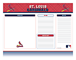 Markings by C.R. Gibson® Desk Notepad, 17" x 22", St. Louis Cardinals