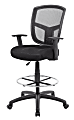 Boss Office Products Contract Mesh Drafting Stool, Black