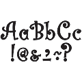 Teacher Created Resources Bling Letters With Jewels, 7", Black, Pack Of 202