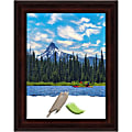 Amanti Art Picture Frame, 23" x 29", Matted For 18" x 24", Coffee Bean Brown