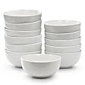 Elama Professional Kitchen 12-Piece Porcelain Bowl Set, 6”, White 1 thumbnail image