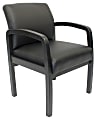 Boss Office Products Guest Chair with Antimicrobial Protection Black 1 thumbnail image