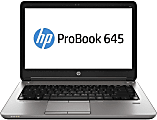 HP Probook 645 G1 Refurbished Laptop, 14" Screen, AMD A6, 8GB Memory, 128GB Solid State Drive, Windows® 10, 645G1.A6.8.128