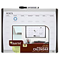Quartet® Magnetic Dry-Erase Whiteboard Calendar Board, 11" x 14", White