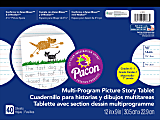 Pacon® Multi-Program Paper Tablets, Grades K - 1, 12" x 9", 5/8" Ruling, 80 Pages (40 Sheets)