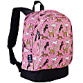 Wildkin Sidekick Polyester Laptop Backpack, Horses In Pink