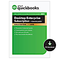 Intuit® QuickBooks® Desktop Enterprise 2021, Gold, For 1 User, 1-Year Subscription, Windows®, Download