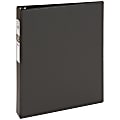 Avery® Economy 3-Ring Binder, 1" Round Rings, Black 1 thumbnail image