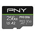 PNY PRO Elite Class 10 U3 V30 microSDXC Flash Memory Card, 256GB 1 thumbnail image