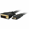 Comprehensive Pro AV/IT Series HDMI to DVI 26 AWG Cable 6ft - 6 ft DVI/HDMI Video Cable  - HDDVI6PROBLK 1 thumbnail image
