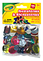 Crayola® Acrylic Gemstones And Rhinestones, Assorted Colors, Pack Of 100 Stones