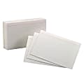 Oxford® Index Cards, Ruled, 4" x 6", White, Pack Of 100