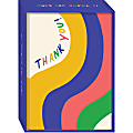 Punch Studio Thank You Cards, 3-1/2" x 5", Rainbow, Box Of 12 Cards