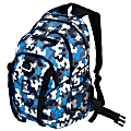 Wildkin Serious Backpack With 15" Laptop Pocket, Blue Camo